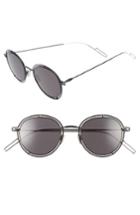 Men's Dior Homme 49mm Round Sunglasses - Palladium Black