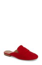 Women's Linea Paolo Annie Loafer Mule .5 M - Red