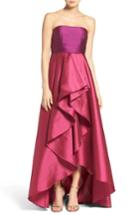 Women's Adrianna Papell Colorblock Strapless Gown