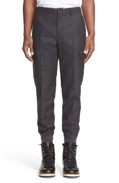 Men's Moncler Wool Cargo Pants