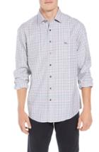Men's Rodd & Gunn Port Hutt Regular Fit Check Sport Shirt - White