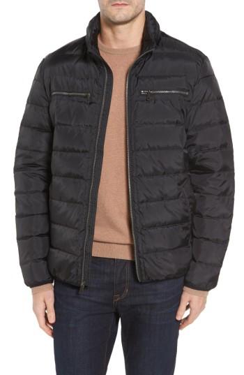 Men's Cole Haan Packable Down Jacket, Size - Black