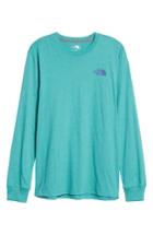Men's The North Face Red Box Long Sleeve T-shirt - Blue/green