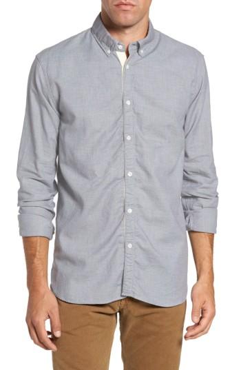 Men's Billy Reid Irvine Standard Fit Sport Shirt, Size - Grey