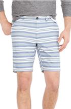 Men's J.crew Stripe Oxford Shorts - Blue