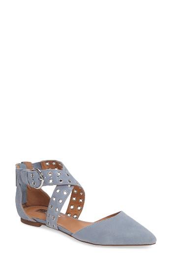 Women's Halogen Molly Pointy Toe Flat .5 M - Blue