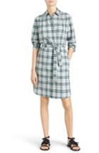 Women's Burberry Agna Check Shirtdress Us / 38 It - Beige