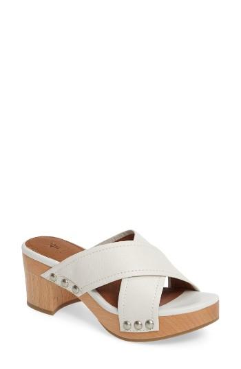 Women's Frye Fiona Platform Sandal .5 M - White