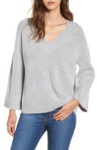 Women's Leith Bell Sleeve Sweater, Size - Grey