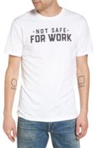 Men's Kid Dangerous Nsfw Graphic T-shirt - White