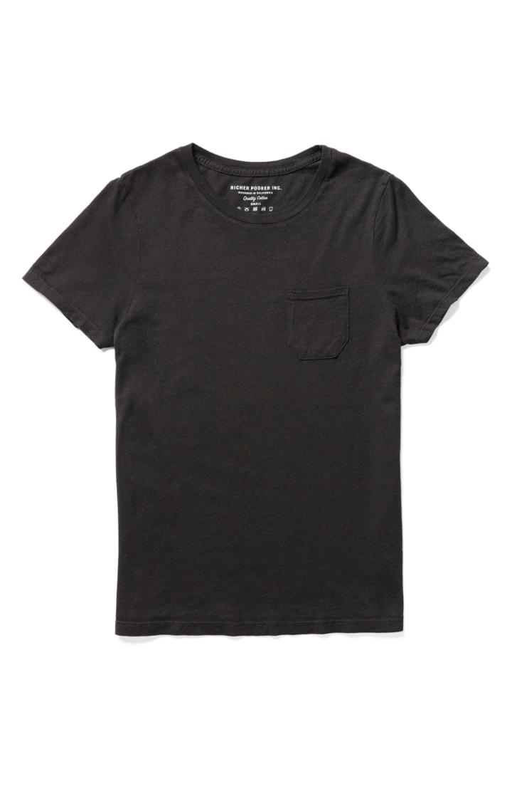 Women's Richer Poorer Pocket Tee - Black