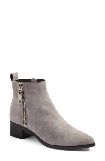 Women's Dolce Vita Marra Double Zip Bootie .5 M - Grey