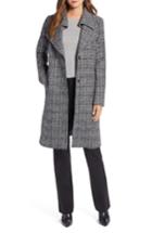 Women's Halogen Overlapping Collar Coat - Blue