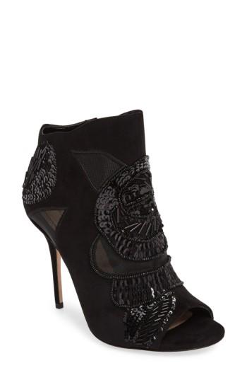 Women's Imagine By Vince Camuto Resh Embellished Open Toe Bootie