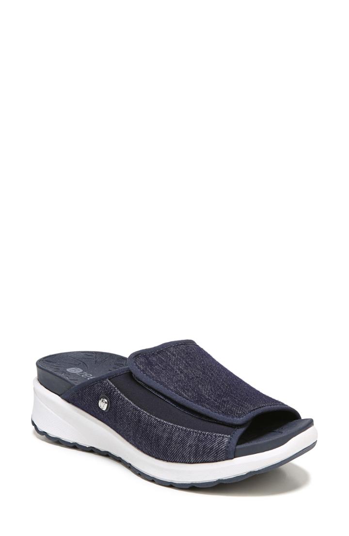 Women's Bzees Galaxy Slide Sandal .5 M - Blue