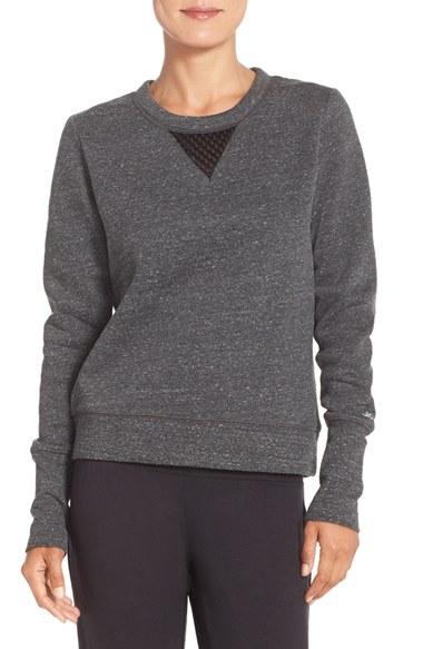 Women's Alo 'downtown' Long Sleeve Top - Grey