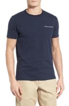Men's French Connection Crewneck Pocket T-shirt, Size - Blue