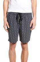 Men's French Connection Ikat Cross Twill Drawstring Shorts - Blue