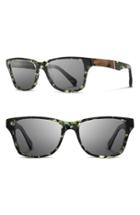 Women's Shwood Polarized Wood Inlay Sunglasses -