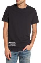 Men's True Religion Brand Jeans Snake Skull T-shirt, Size - Black