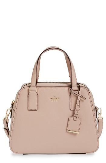 Kate Spade New York Cameron Street - Little Babe Leather Satchel - Beige
