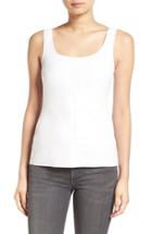 Women's Bailey 44 'fonda' Faux Leather Front Tank - White