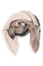 Women's Accessory Collective Stripe Scarf, Size - Grey