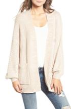 Women's Dreamers By Debut Drapey Sleeve Cardigan - Beige