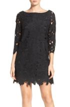 Women's Felicity & Coco Belza Floral Lace Shift Dress - Black