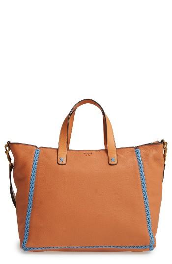 Tory Burch Medium Whipstitch Leather Tote -