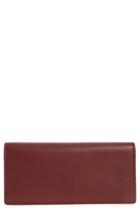 Women's Skagen Slim Vertical Leather Wallet - Red