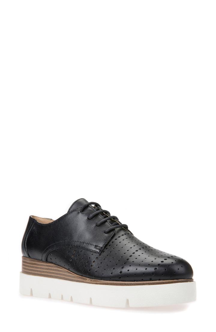 Women's Geox Kattilou Platform Derby Us / 36eu - Black