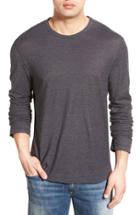 Men's James Perse Long Sleeve Crewneck T-shirt (xxl) - Blue