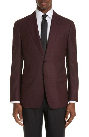 Men's Emporio Armani G-line Trim Fit Blazer Us / 48 Eur - Red