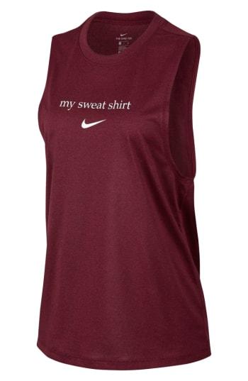 Women's Nike Dry Legend Training Tank - Burgundy