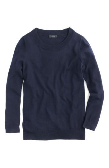 Women's J.crew Tippi Merino Wool Sweater, Size - Blue