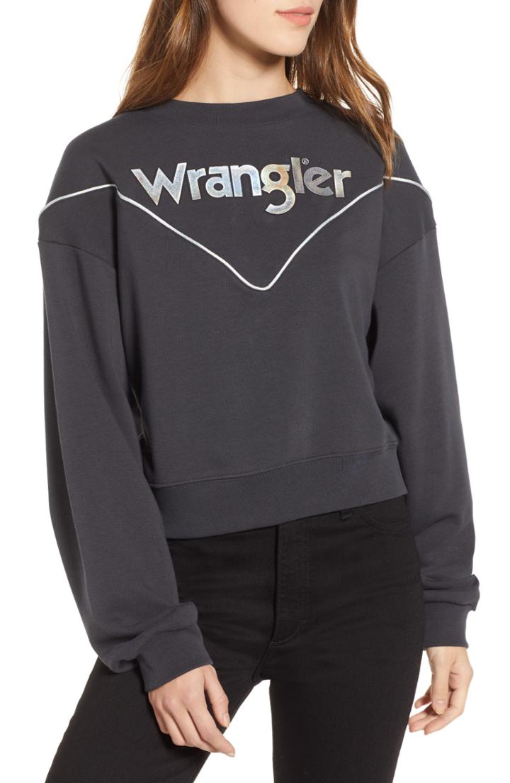 Women's Wrangler '80s Sweatshirt - Grey