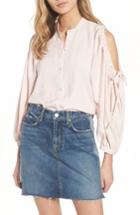 Women's 7 For All Mankind Cold Shoulder Top - Pink