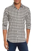 Men's Culturata Trim Fit Check Sport Shirt - Grey
