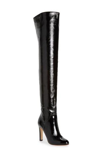 Women's Francesco Russo Over The Knee Boot Us / 37eu - Black