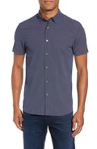 Men's Ted Baker London Geo Polynosic Slim Fit Woven Shirt (l) - Blue