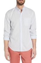 Men's Bonobos Slim Fit Dot Sport Shirt R - Blue