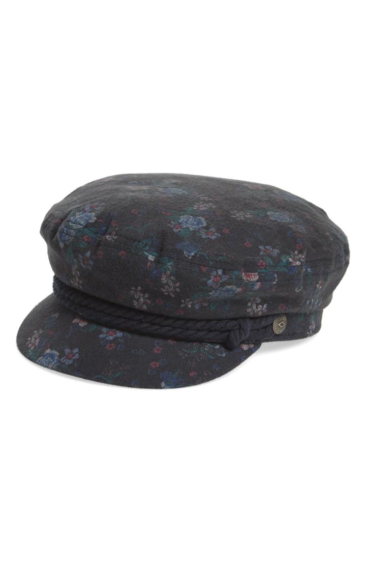 Women's Brixton Fiddler Floral Baker Boy Cap -