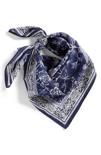 Women's Treasure & Bond Print Silk Neckerchief