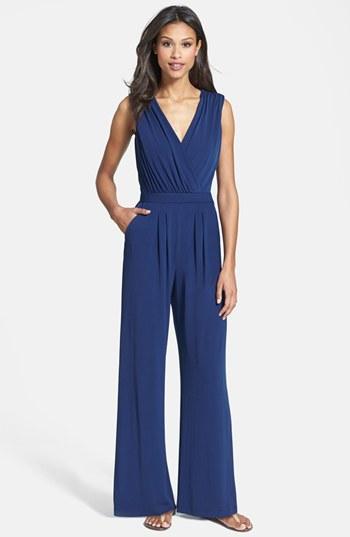 Women's Vince Camuto Faux Wrap Jersey Jumpsuit