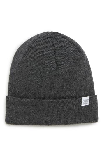 Men's Norse Projects Merino Wool Beanie, Size - Black