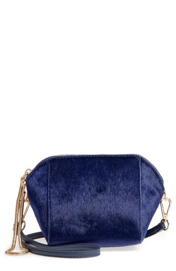 Street Level Geo Zip Clutch - Blue