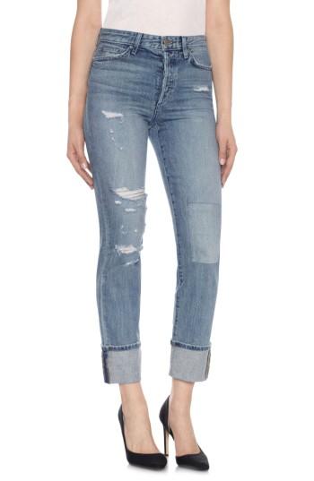 Women's Taylor Hill X Joe's Debbie Cuff Straight Leg Jeans