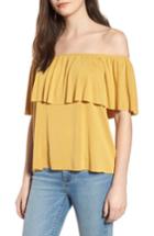 Women's Lira Clothing Naomi Off The Shoulder Top - Yellow