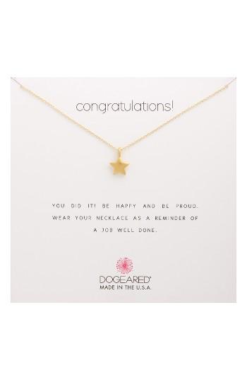 Women's Dogeared Congratulations Pendant Necklace